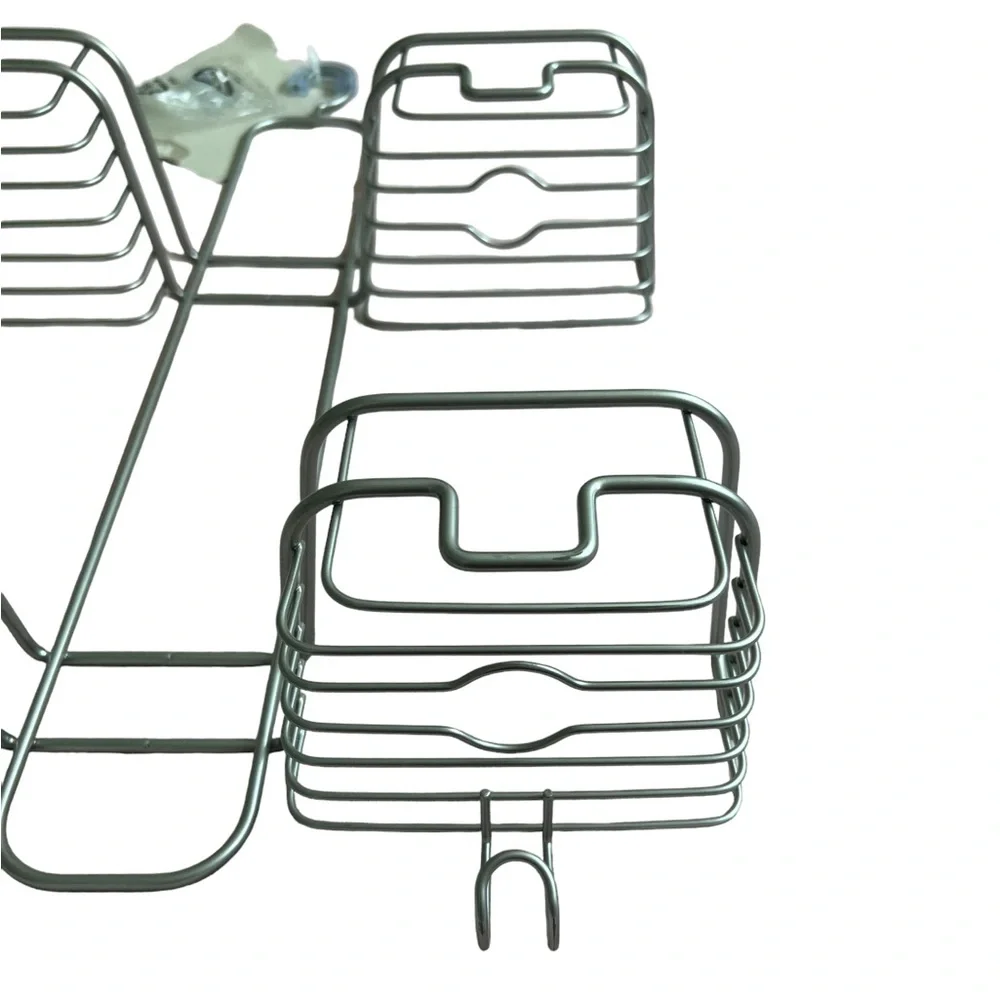 Silver Wired Shower Organizer
